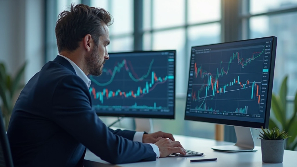 Профессиональный анализ инвестиционного портфеля с графиками на рабочем столе